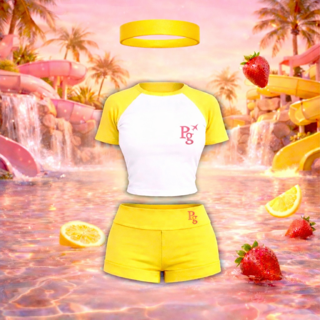 YELLOW LEMON DROP SET
