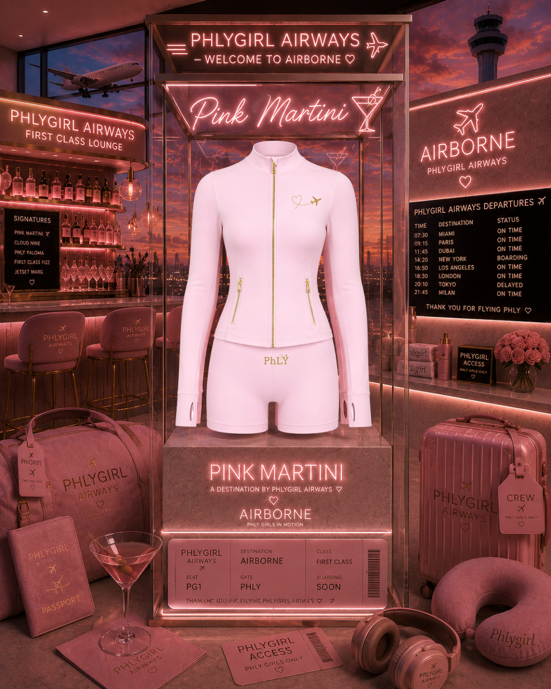 Pink Martni🍸 2 Piece Set