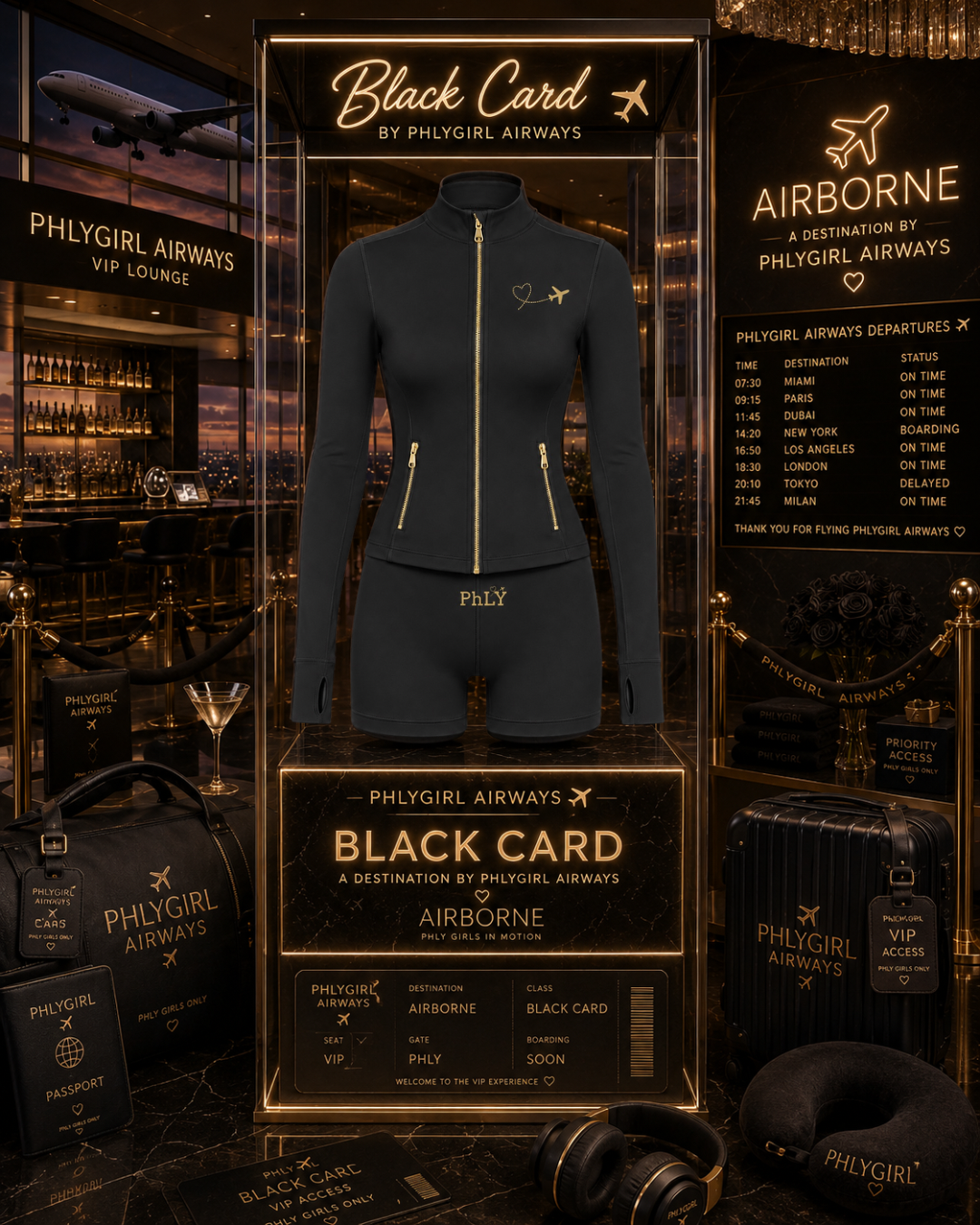Black Card 2 Piece Set
